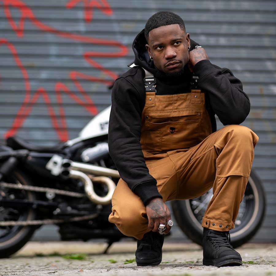 BOBHEAD Camel Dungarees - Image 4