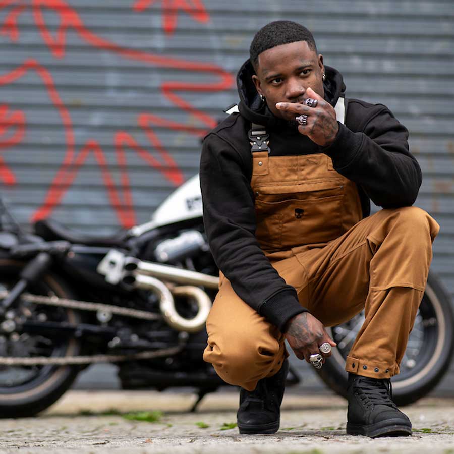 BOBHEAD Camel Dungarees - Image 5