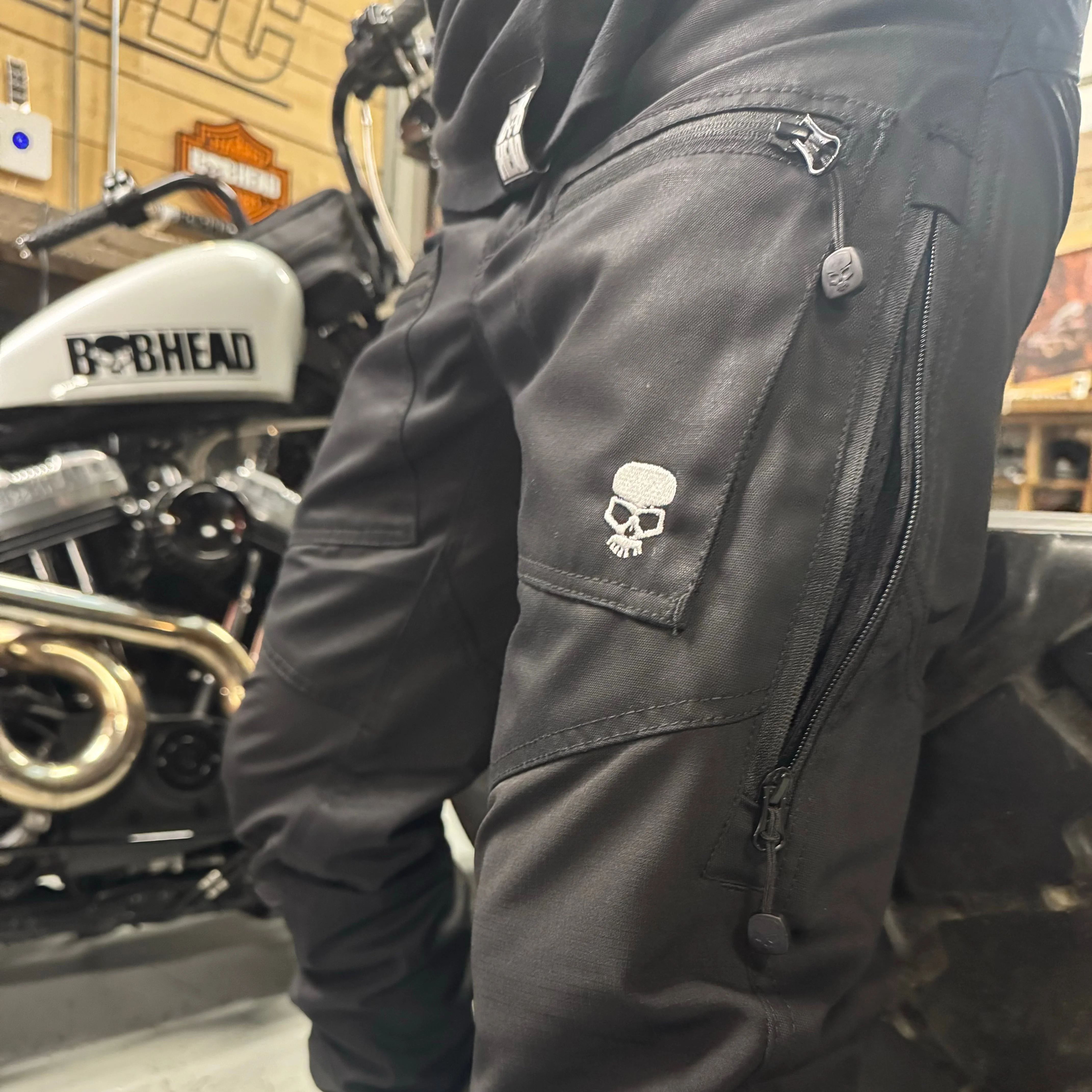 BOBHEAD Casual Cargo Combat Black - Image 11