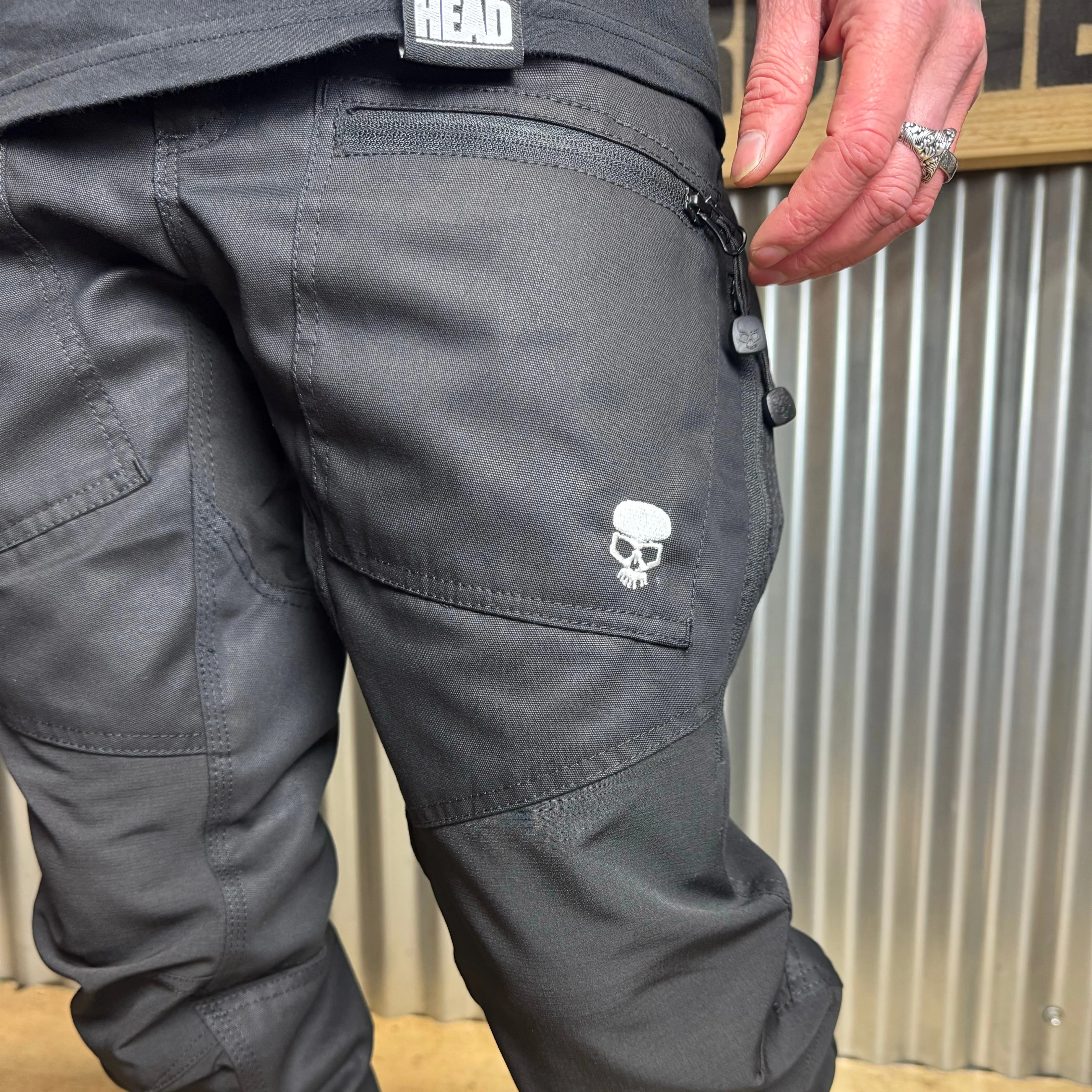 BOBHEAD Casual Cargo Combat Black - Image 7