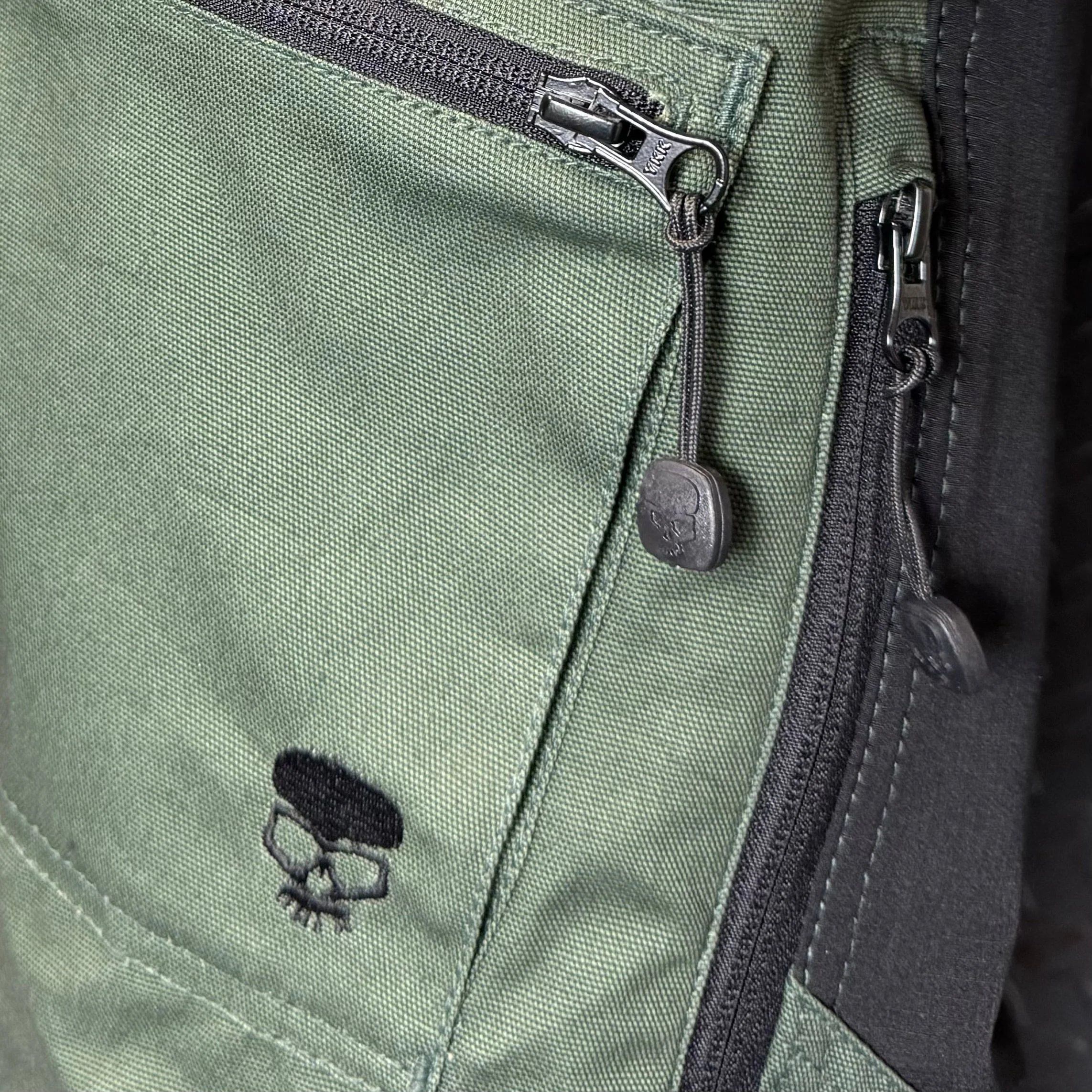 BOBHEAD Casual Cargo Combats Black / Green - Image 5