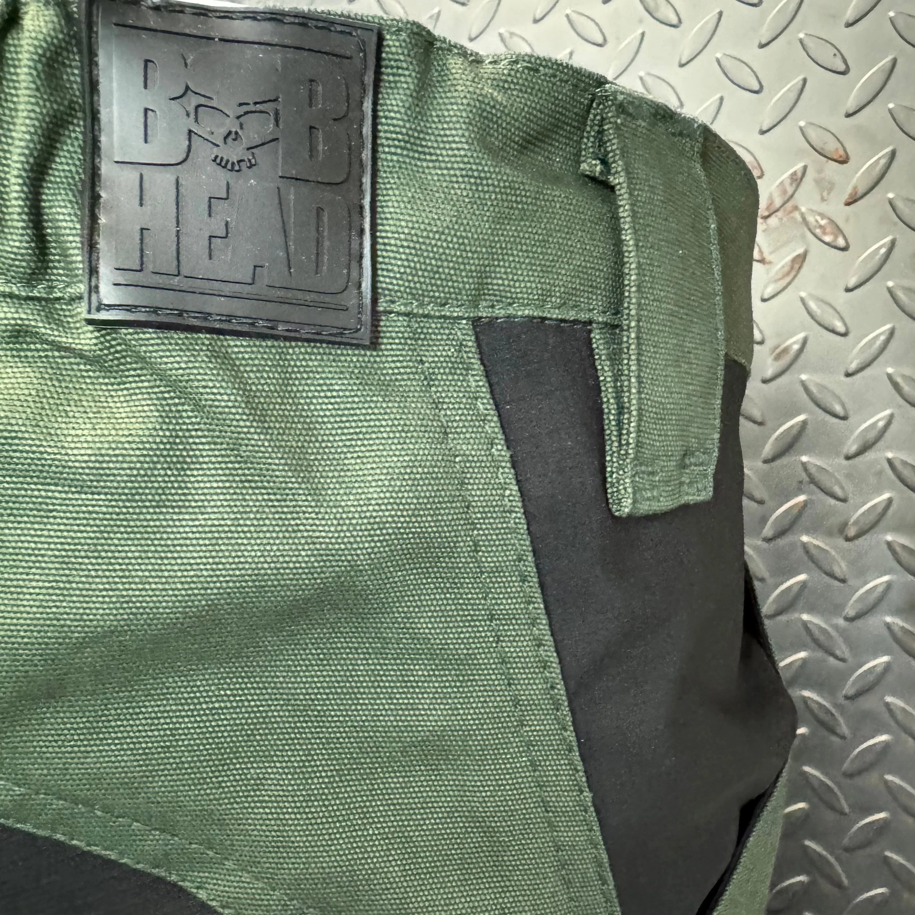 BOBHEAD Casual Cargo Combats Black / Green - Image 7
