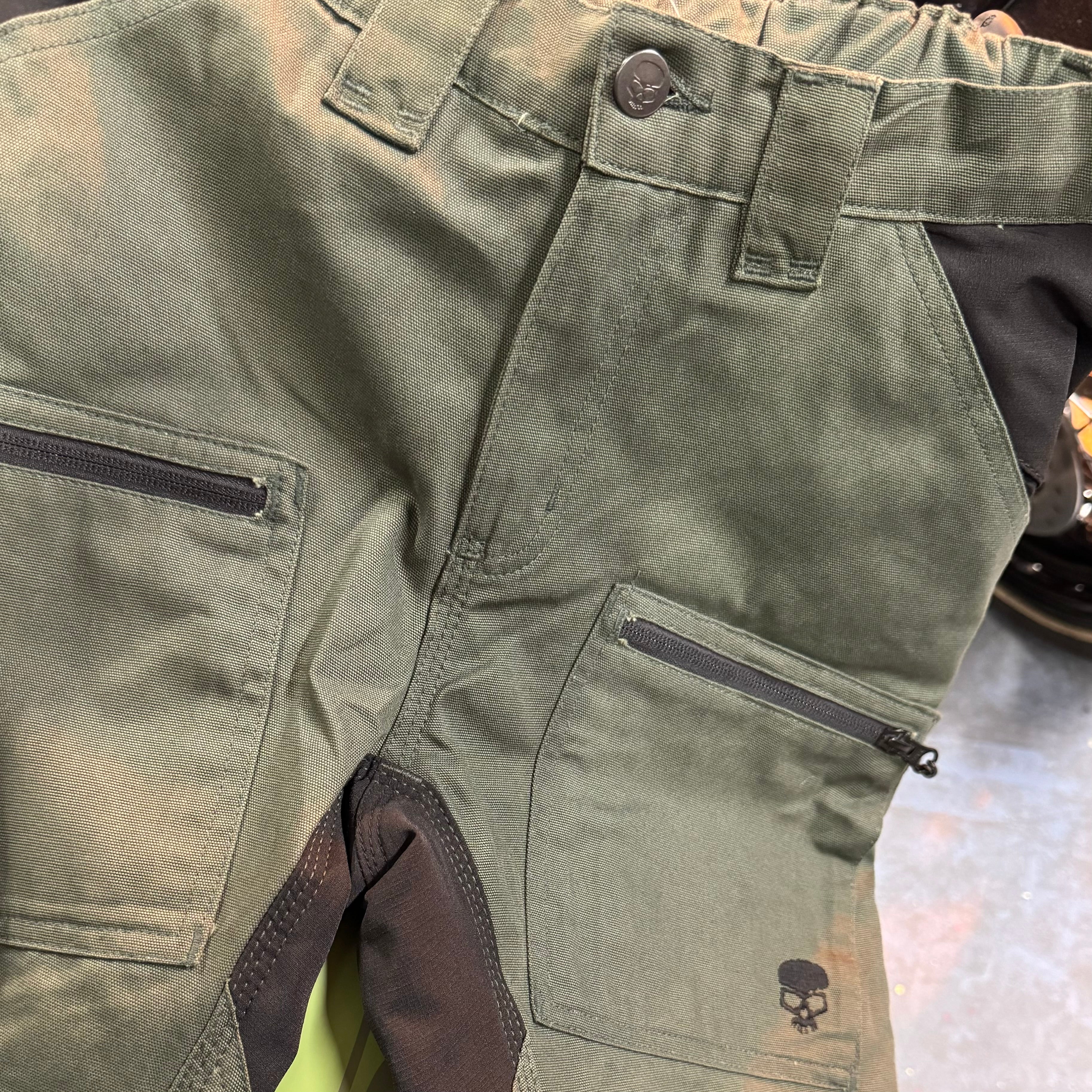 BOBHEAD Casual Cargo Combats Black / Green - Image 9