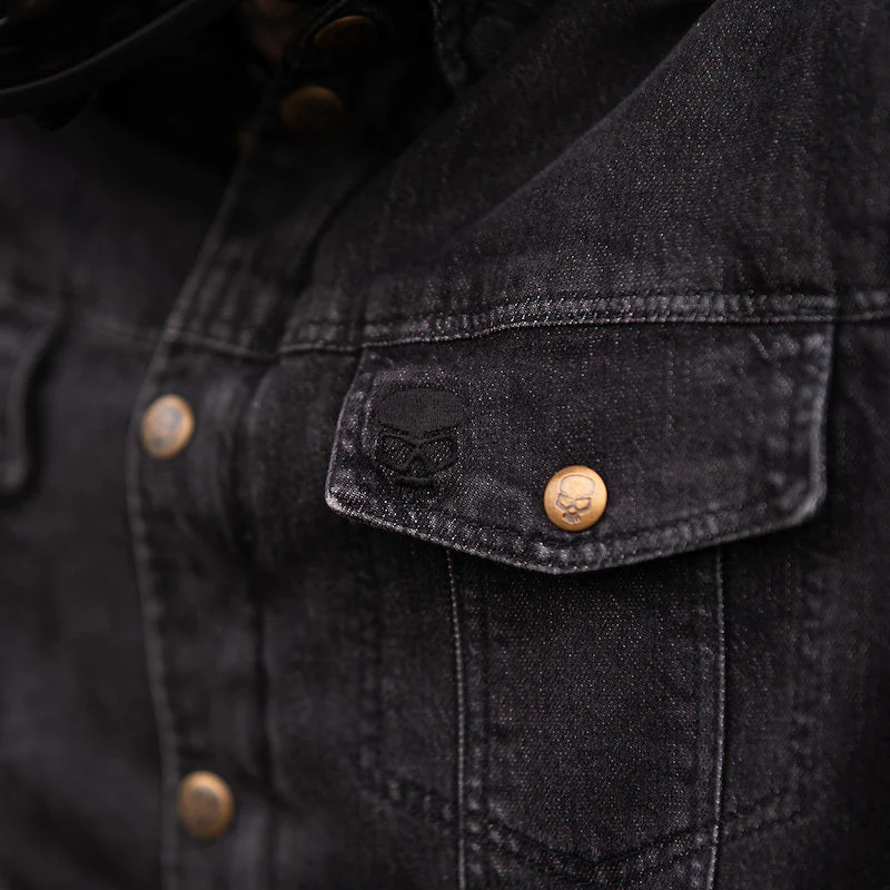 Motorcycle Protective Shirt Black Morgan | Armored AAA - Image 12