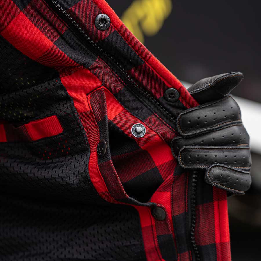 Motorcycle Protective Shirt Lumberjack-X | Armored AAA - Image 4