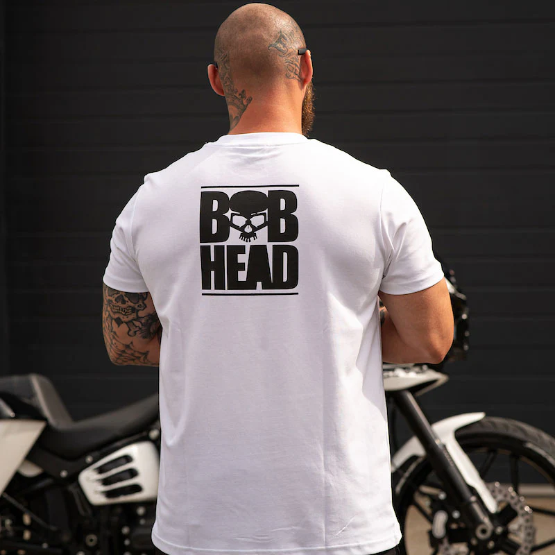 BOBHEAD OG Tech White T-Shirt - Image 5