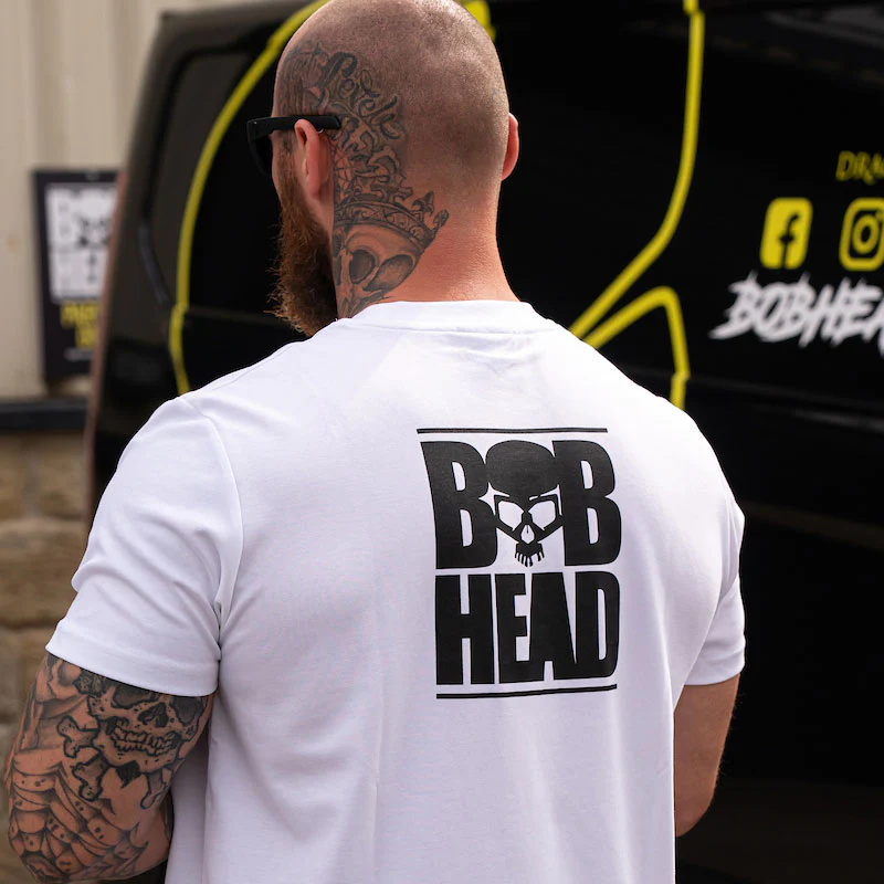 BOBHEAD OG Tech White T-Shirt - Image 7