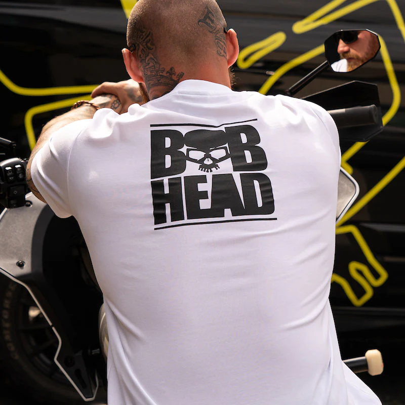 BOBHEAD OG Tech White T-Shirt - Image 8